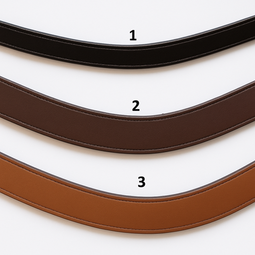 Diverse kleuren bruin leer
